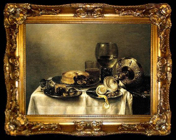 framed  Willem Claesz Heda Still-Life, ta009-2